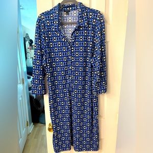Talbots Womens Casual Shirt Dress 2X
